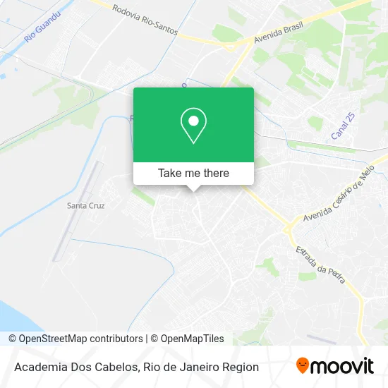 Academia Dos Cabelos map