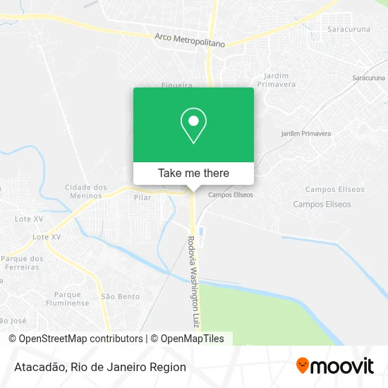 Atacadão map