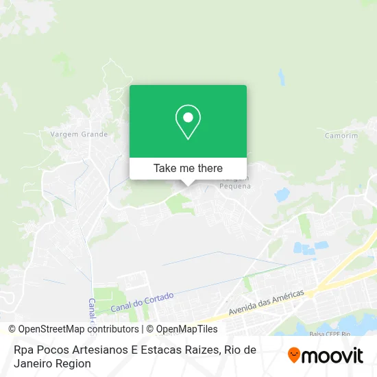Rpa Pocos Artesianos E Estacas Raizes map