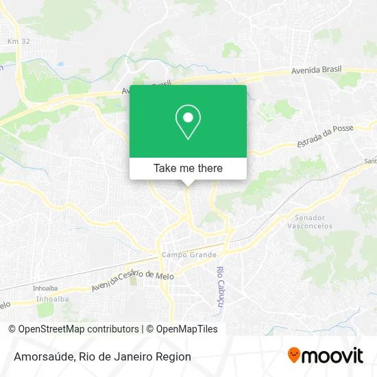 Amorsaúde map