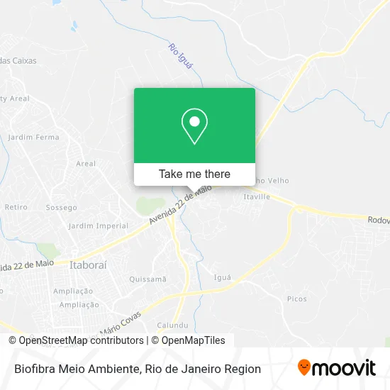 Biofibra Meio Ambiente map
