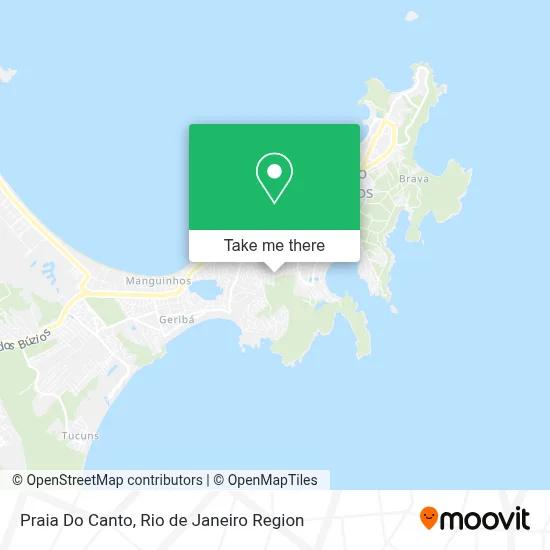 Praia Do Canto map