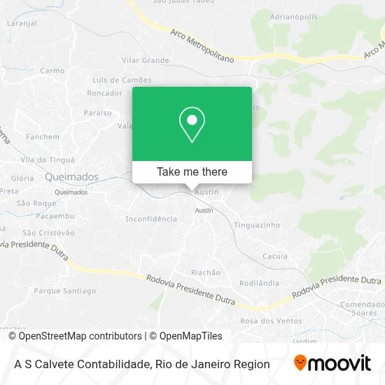 A S Calvete Contabilidade map
