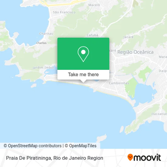 Praia De Piratininga map