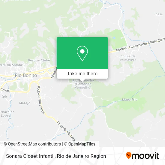 Sonara Closet Infantil map