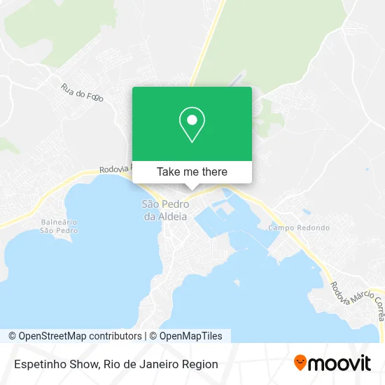Espetinho Show map