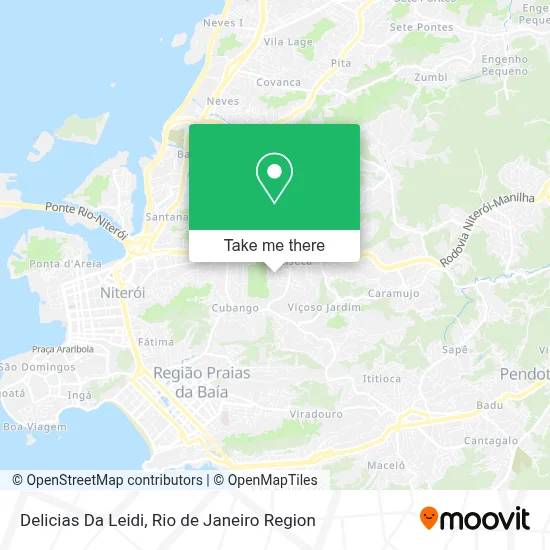 Delicias Da Leidi map