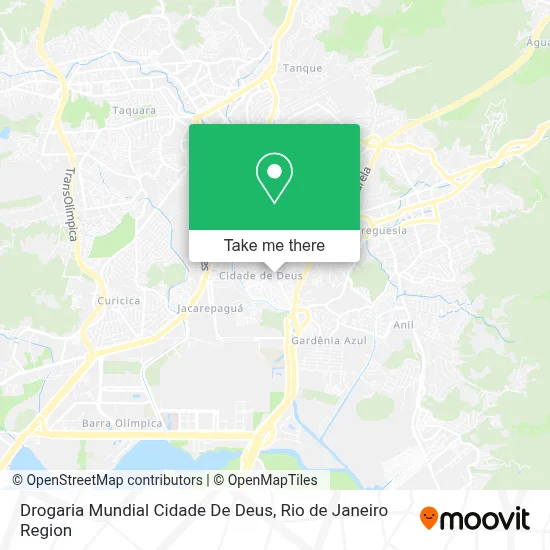Drogaria Mundial Cidade De Deus map