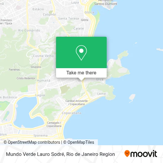 Mundo Verde Lauro Sodré map