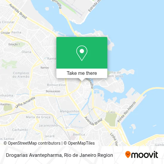 Drogarias Avantepharma map