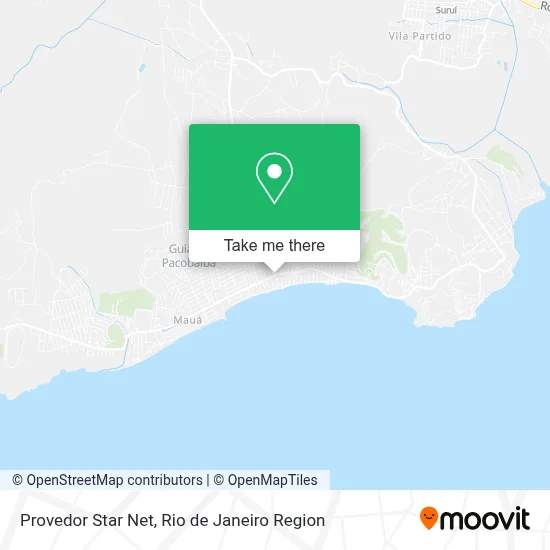 Provedor Star Net map