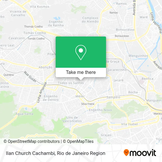 Ilan Church Cachambi map