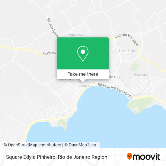 Square Edyla Pinheiro map