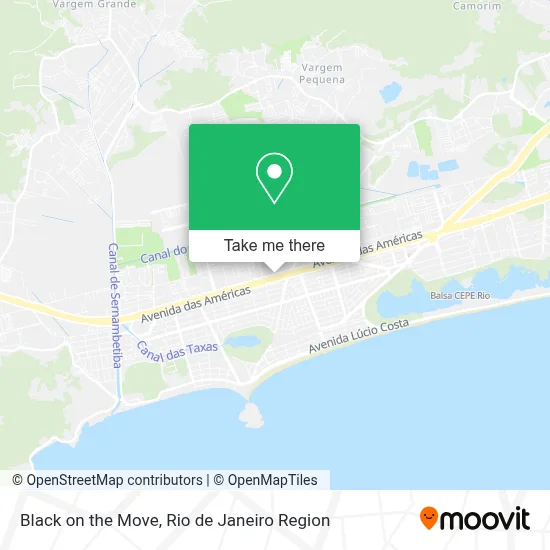 Black on the Move map
