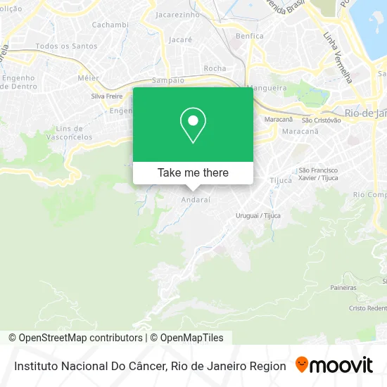 Instituto Nacional Do Câncer map