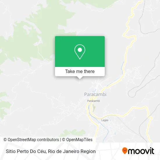 Sitio Perto Do Céu map