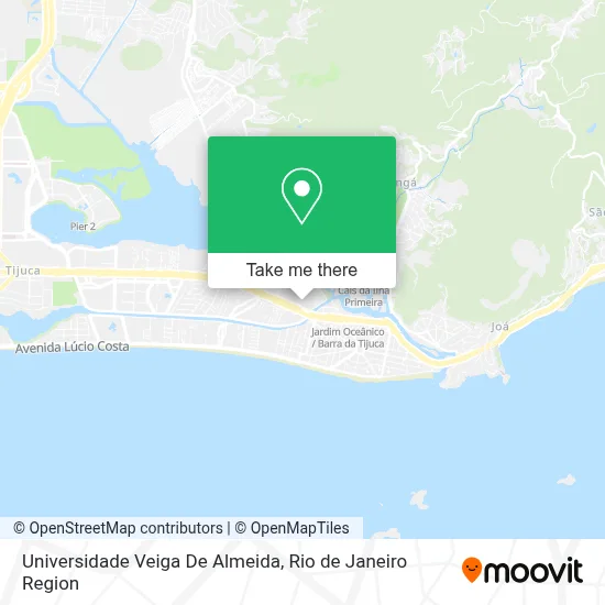 Universidade Veiga De Almeida map