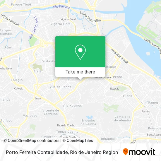 Porto Ferreira Contabilidade map