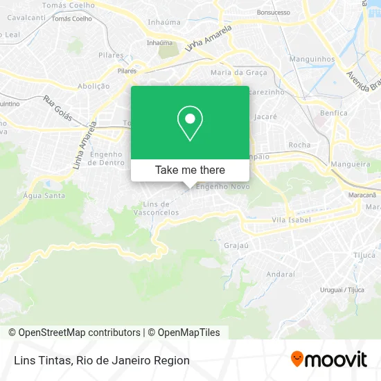 Lins Tintas map
