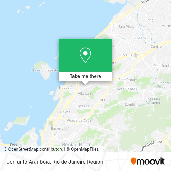 Conjunto Araribóia map