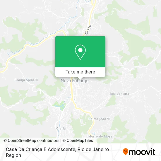 Casa Da Criança E Adolescente map