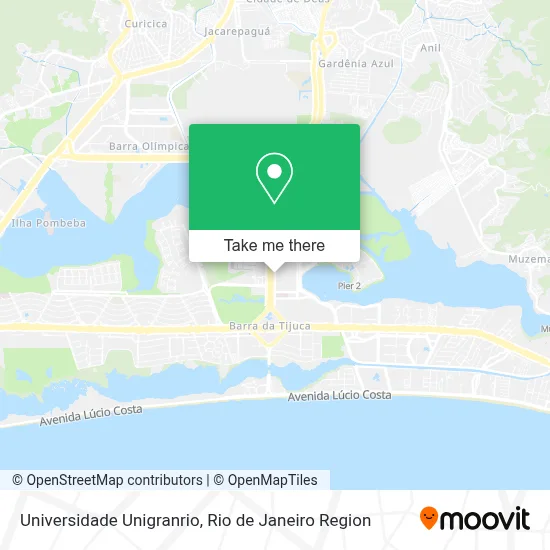 Universidade Unigranrio map