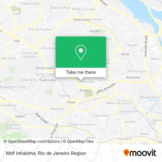 Mdf Inhaúma map