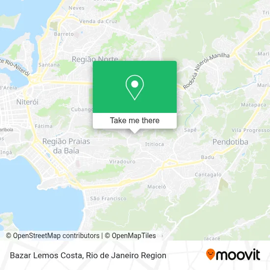 Bazar Lemos Costa map