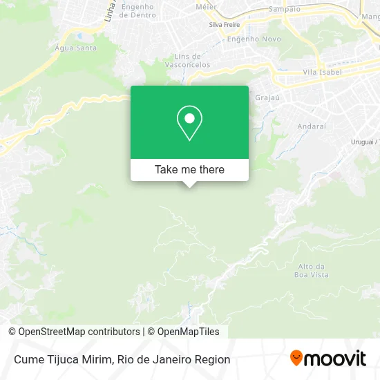 Cume Tijuca Mirim map