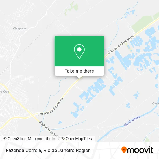 Fazenda Correia map