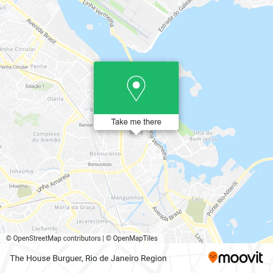 The House Burguer map