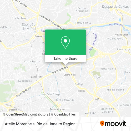 Ateliê Morenarte map