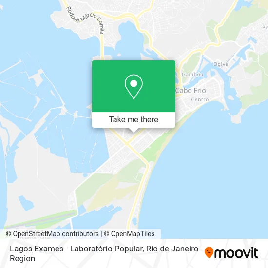 Lagos Exames - Laboratório Popular map