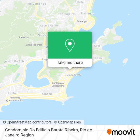 Condominio Do Edificio Barata Ribeiro map