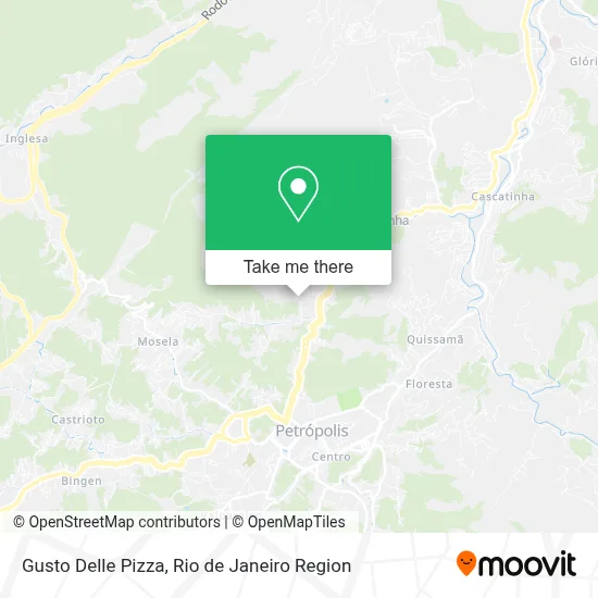 Gusto Delle Pizza map