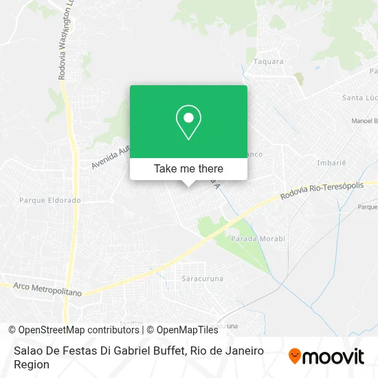 Salao De Festas Di Gabriel Buffet map