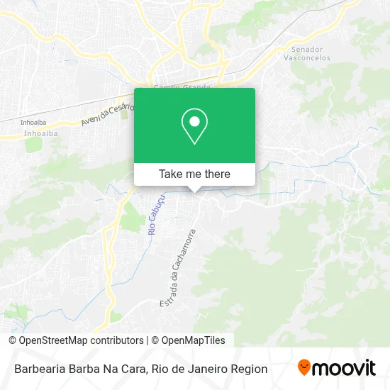 Barbearia Barba Na Cara map