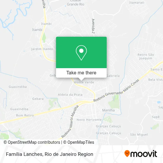 Família Lanches map