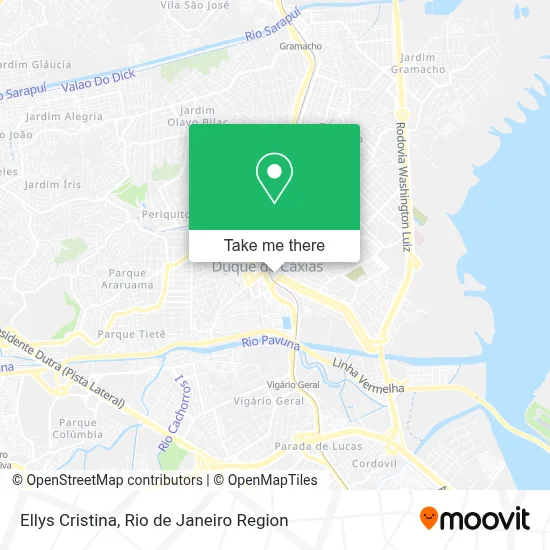 Ellys Cristina map
