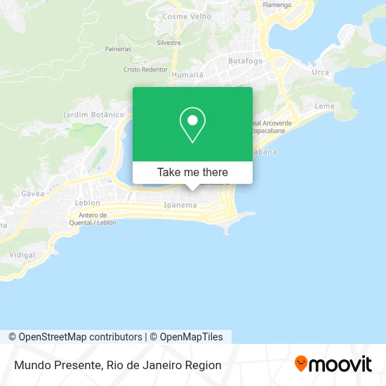 Mundo Presente map
