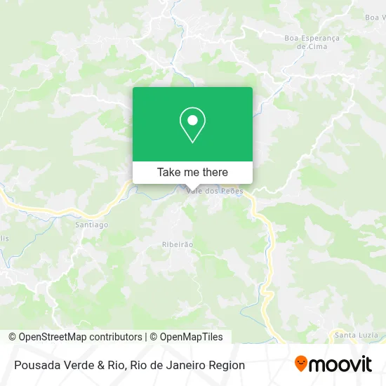 Pousada Verde & Rio map