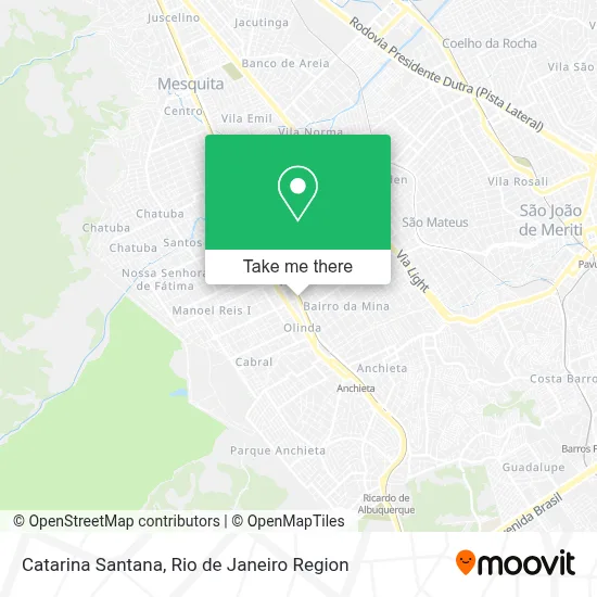 Catarina Santana map