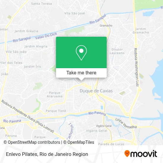 Enlevo Pilates map