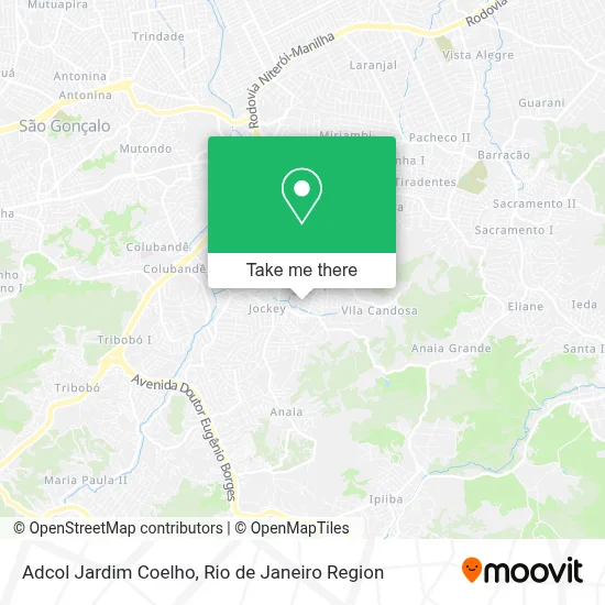 Adcol Jardim Coelho map