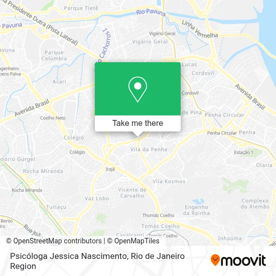Psicóloga Jessica Nascimento map