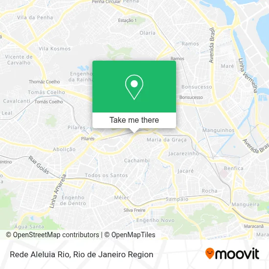 Rede Aleluia Rio map
