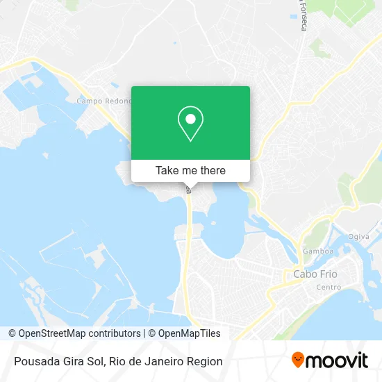 Pousada Gira Sol map