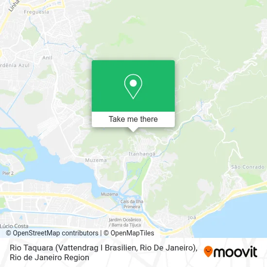 Rio Taquara (Vattendrag I Brasilien, Rio De Janeiro) map