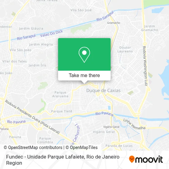 Fundec - Unidade Parque Lafaiete map