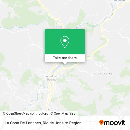 La Casa De Lanches map